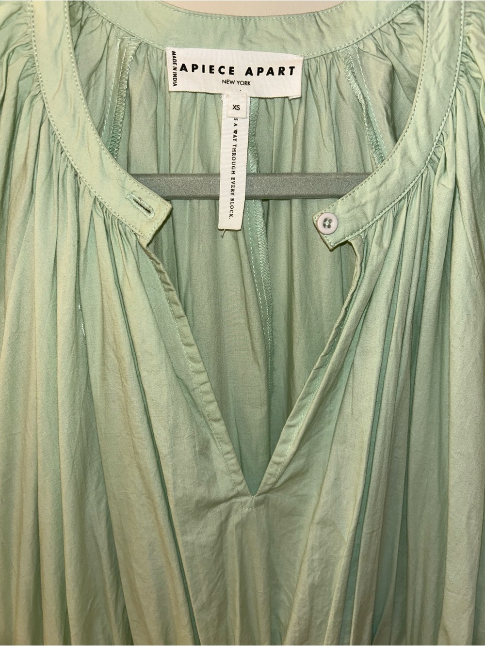 APIECE APART CUBANO DRESS MINT - Picture 7 of 8
